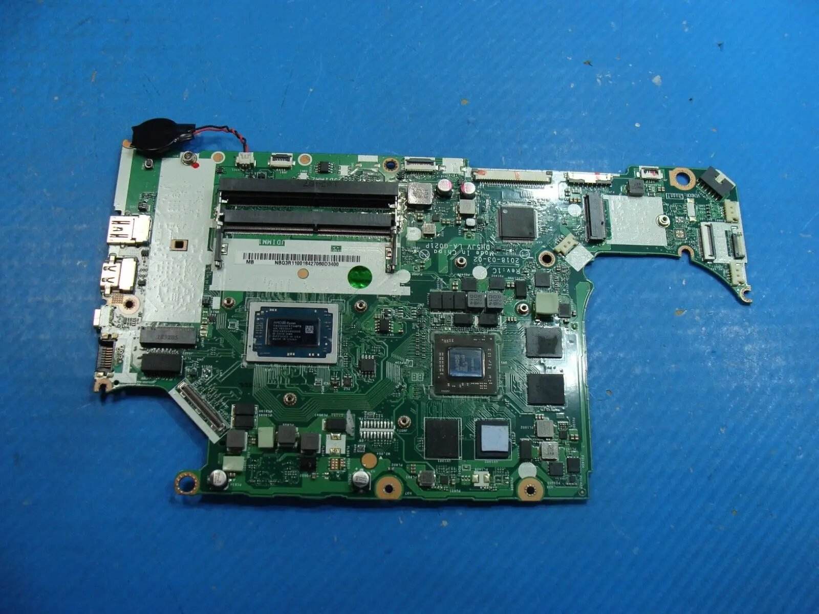 Acer AN515-42-R5ED AMD Ryzen 5 2500U RX560x 4GB Motherboard NB.Q3R11.001 AS IS - Tested Computer Laptop Parts