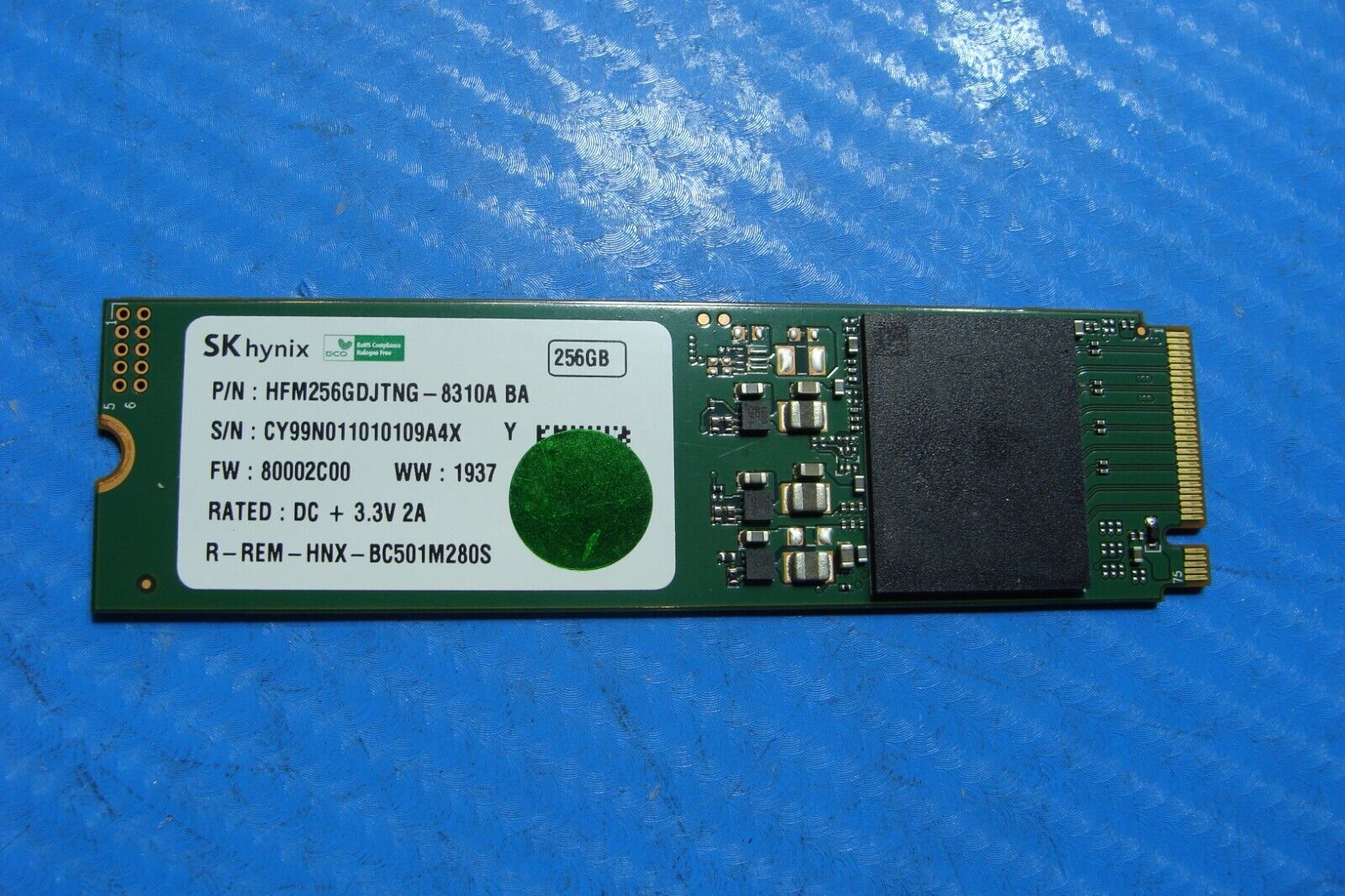 Acer AN515-43-R0YM SK Hynix 256Gb NVMe M.2 Solid State Drive HFM256GDJTNG-8310A