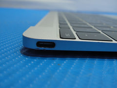 MacBook A1534 12" 2016 MLHA2LL/A Top Case w/Keyboard TrackPad Silver 661-04881 