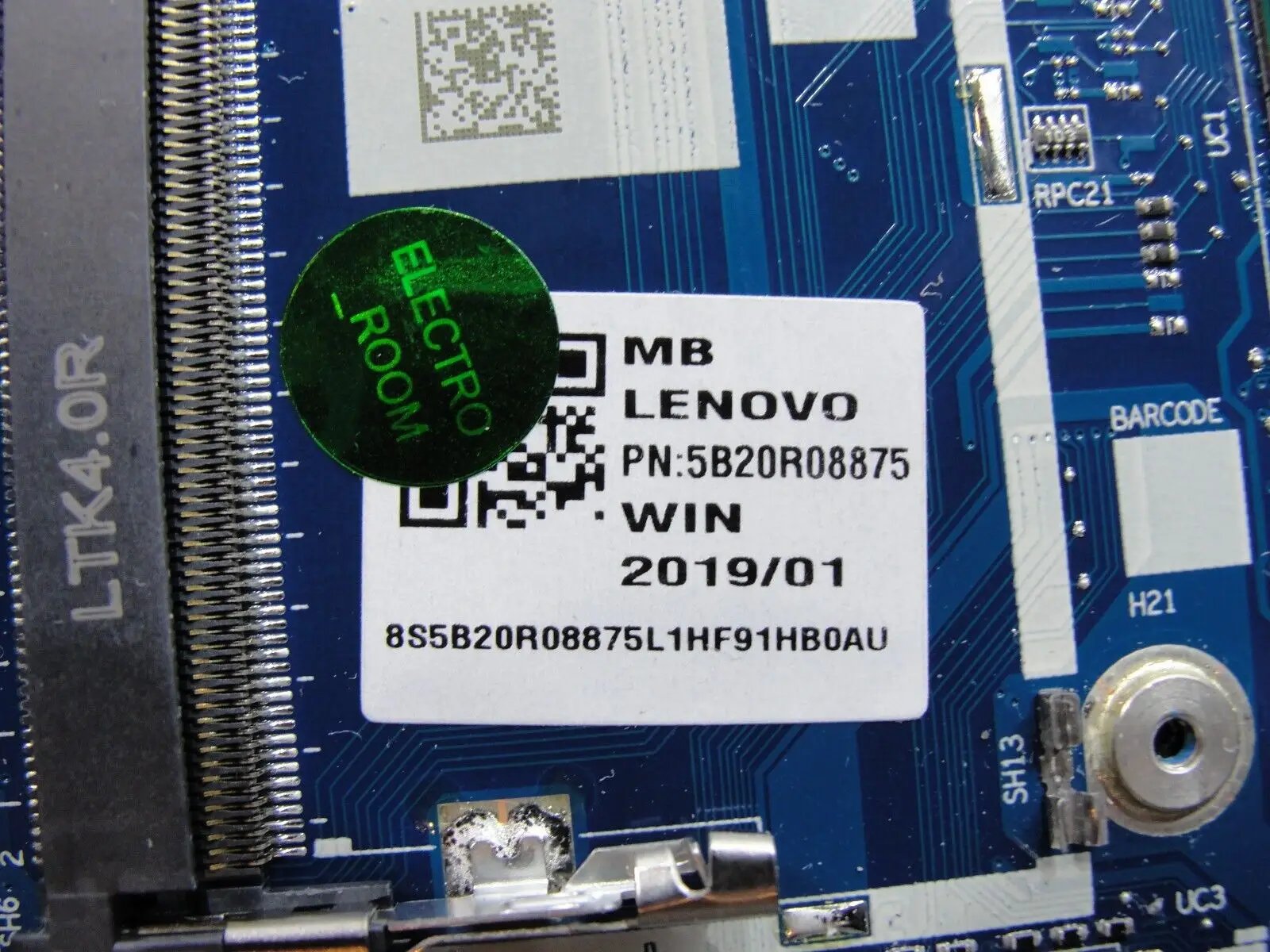 Lenovo 6-14IKB Type 81EM i5-8250U 1.6GHz Motherboard 5B20R08875 NM-B601 AS IS