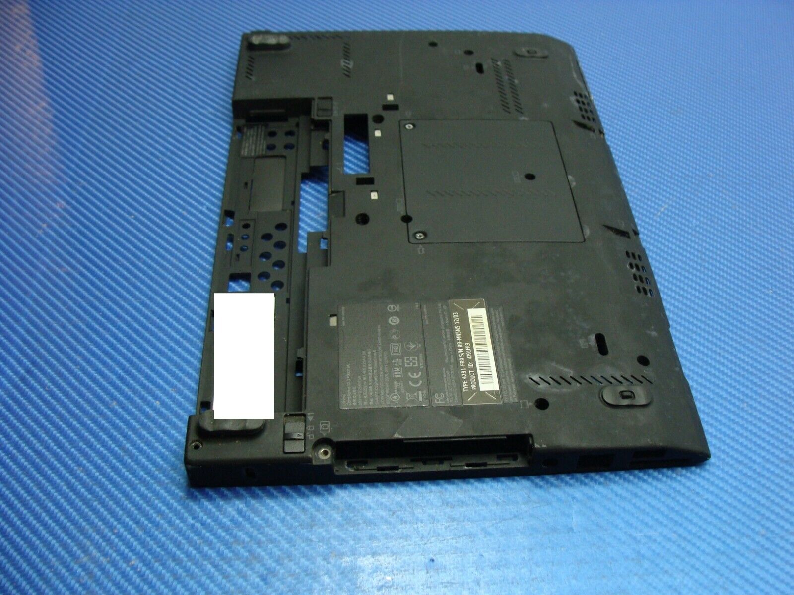 Lenovo ThinkPad 12.5 X220 Bottom Case w/Cover Door Black 60.4KH11.001 04W1416