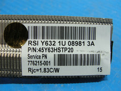 HP ENVY x360 15-u111dx 15.6" Genuine CPU Cooling Heatsink 776215-001 45Y63HSTP20 HP