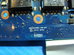 HP Envy 15-j067cl 15.6" Audio USB Ethernet Port Board w/Cables 6050A2548501