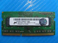 Lenovo Y580 SO-DIMM Micron 2GB Memory PC3L-12800S-11-11-B2 MT8KTF25664HZ-1G6M1 - Tested Computer Laptop Parts