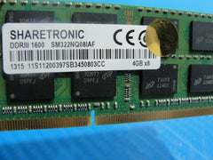 Lenovo Yoga 13 20175 Sharetronic 4GB SO-DIMM RAM Memory 11S11200397 SM322NQ08IAF - Tested Computer Laptop Parts