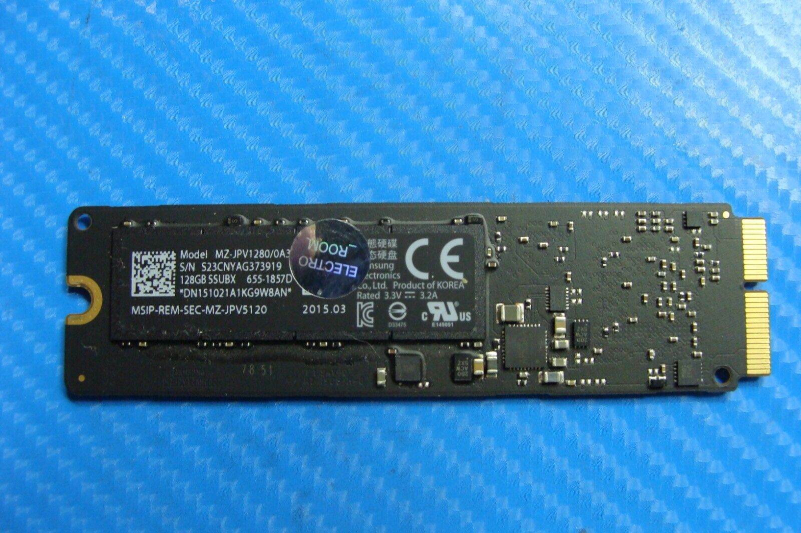 MacBook Pro A1502 Samsung 128GB SSD MZ-JPV1280/0A3 655-1857D - Tested Computer Laptop Parts