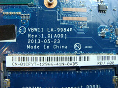 Dell Inspiron 17-3737 17.3" OEM Intel i3-4010U 1.7GHz Motherboard 1CFYT AS IS - Laptop Parts - Buy Authentic Computer Parts - Top Seller Ebay