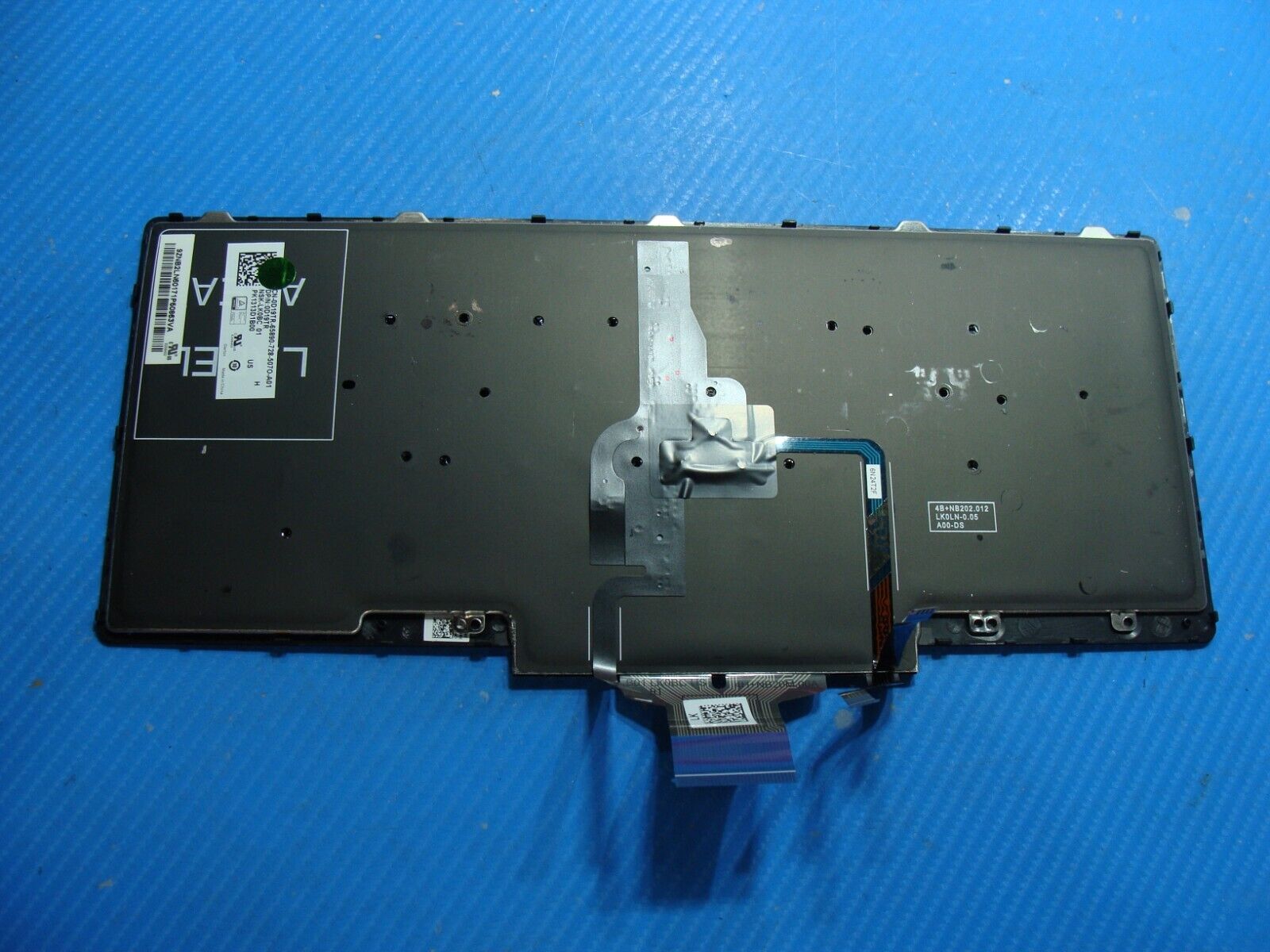 Dell Latitude 14” E5470 Genuine Laptop US Backlit Keyboard D19TR PK1313D1B00