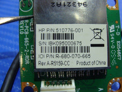 HP TouchSmart 600-1000 Genuine Desktop Card Reader Board with Cable 510776-001 - Tested Computer Laptop Parts
