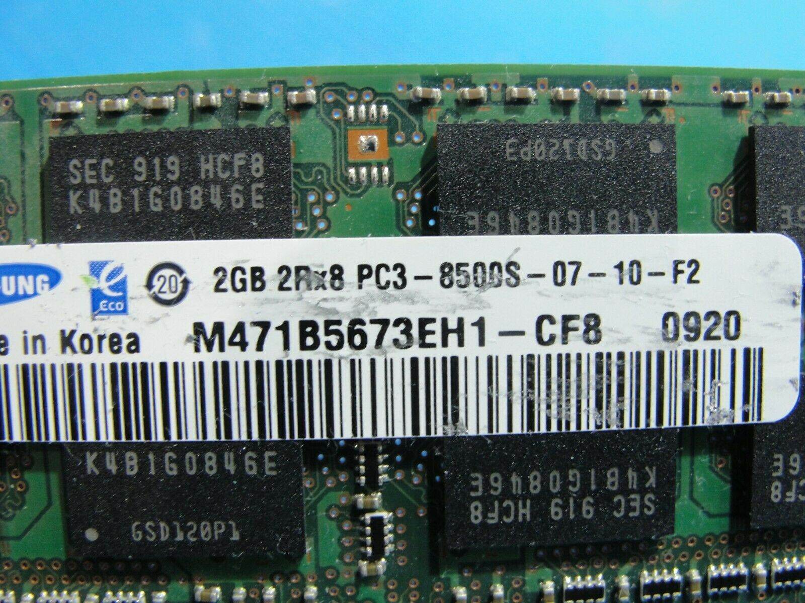 MacBook Pro A1286 Samsung 2GB Memory PC3-8500S-07-10-F2 M471B5673EH1-CF8 - Tested Computer Laptop Parts