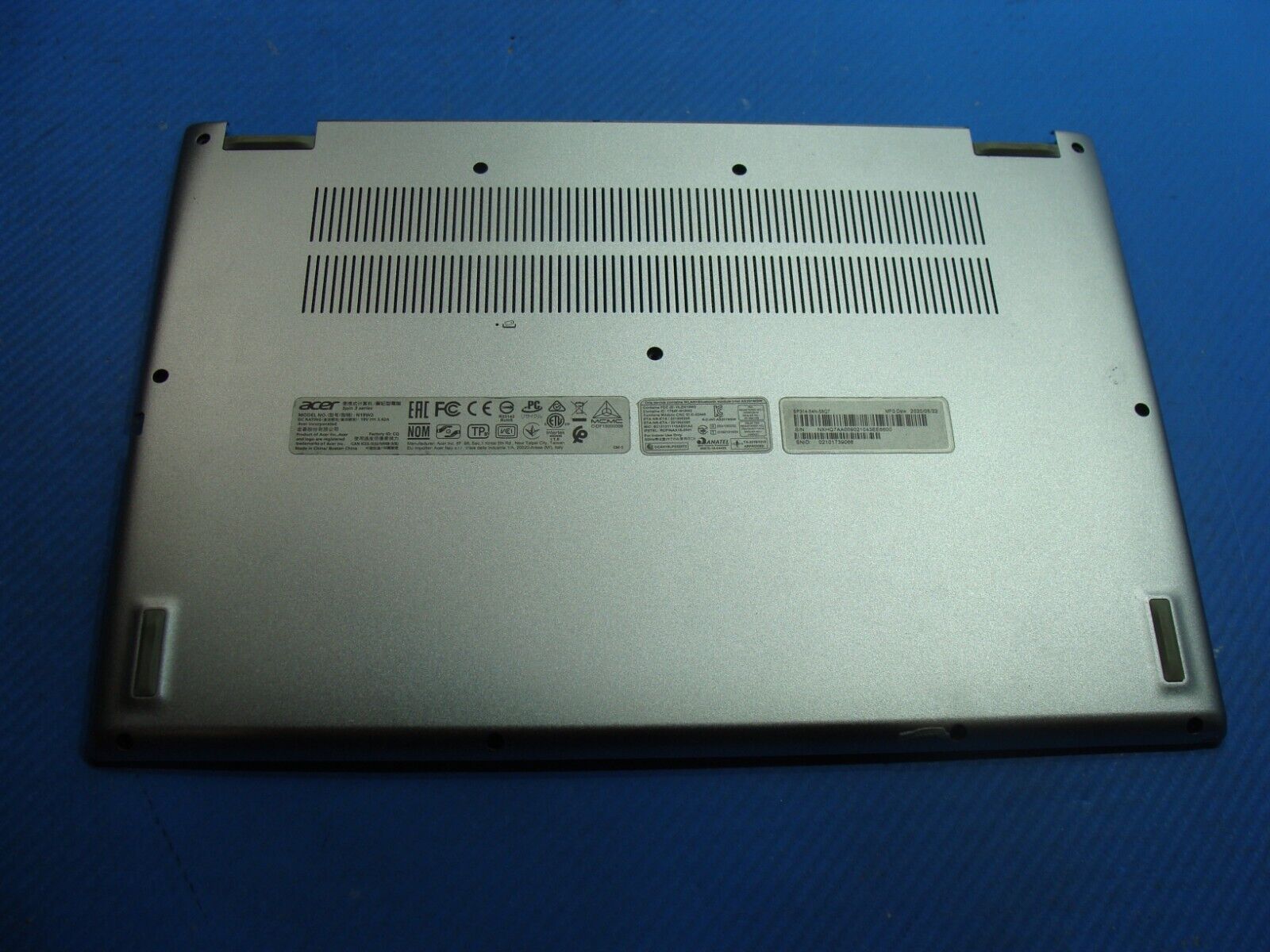 Acer Spin 3 14” SP314-54N OEM Laptop Bottom Case Silver 460.0JU01.0002 Grade A