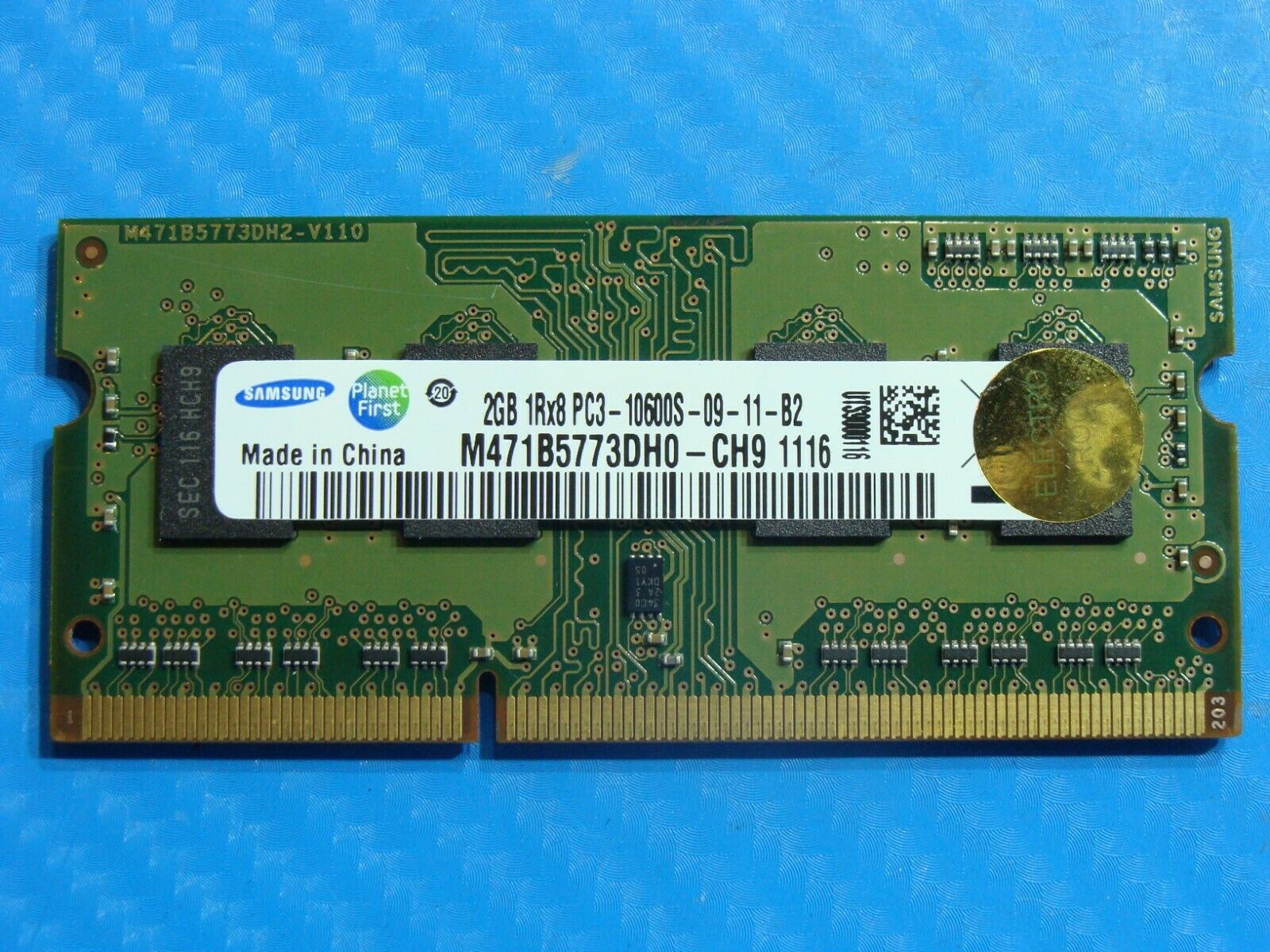 MacBook Pro A1278 Samsung 2GB PC3-10600S RAM Memory SO-DIMM M471B5773DH0-CH9 - Laptop Parts - Buy Authentic Computer Parts - Top Seller Ebay