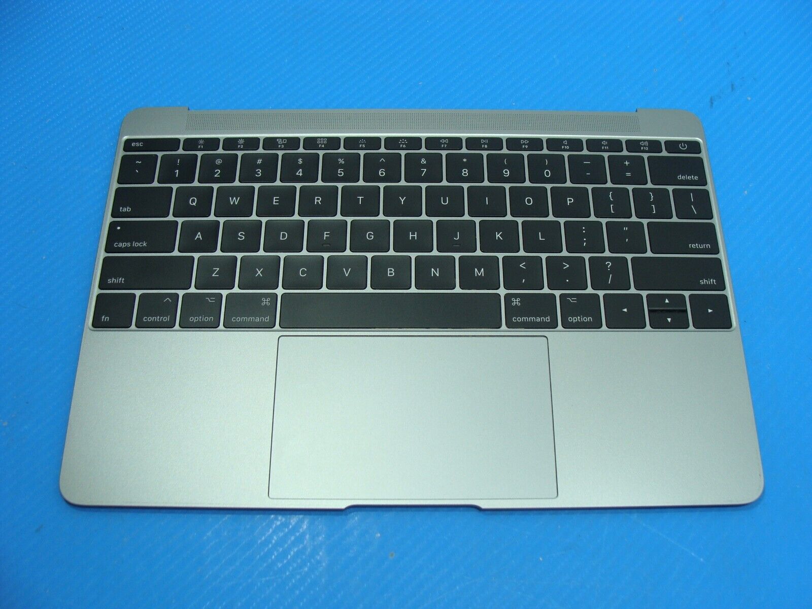 MacBook A1534 2017 MNYF2LL/A MNYG2LL/A Top Case w/Keyboard Space Gray 661-06793