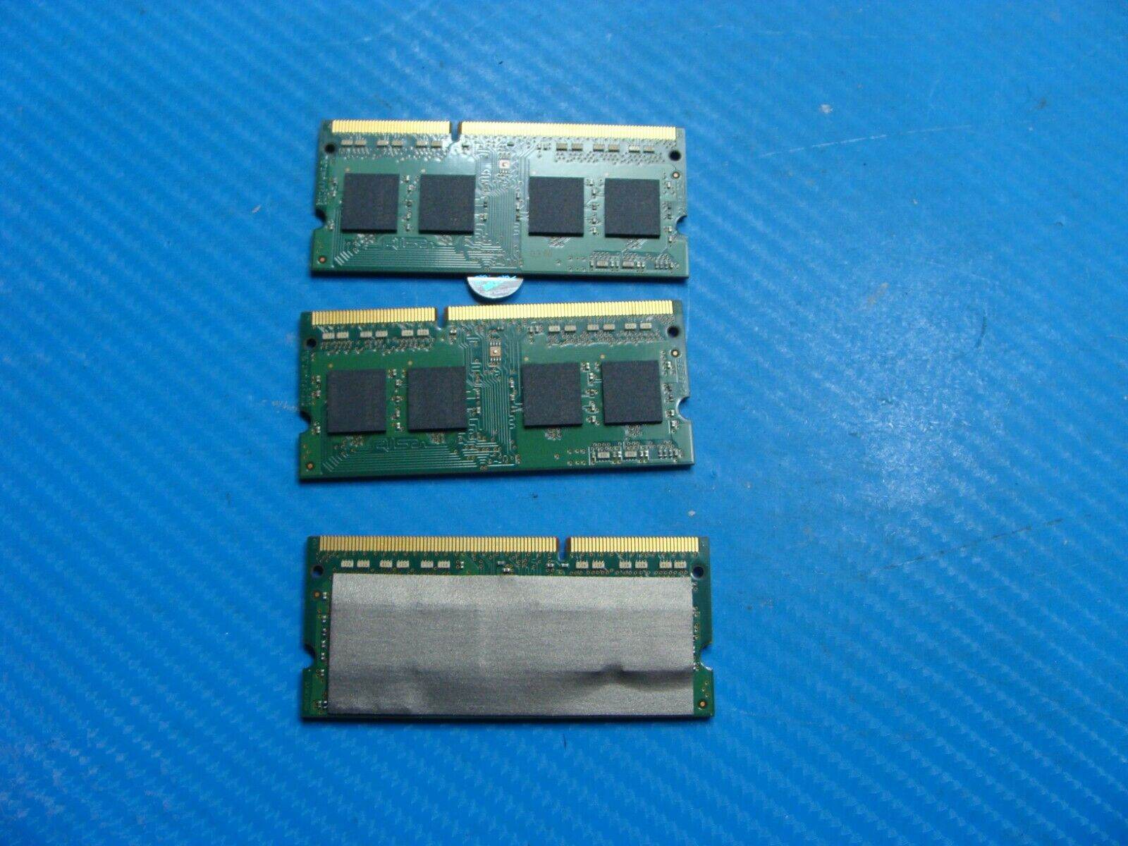 Asus G750JW-DB71 So-Dimm Samsung 12GB (3x4GB) 1Rx8 Memory RAM M471B5173BH0-YK0 - Tested Computer Laptop Parts