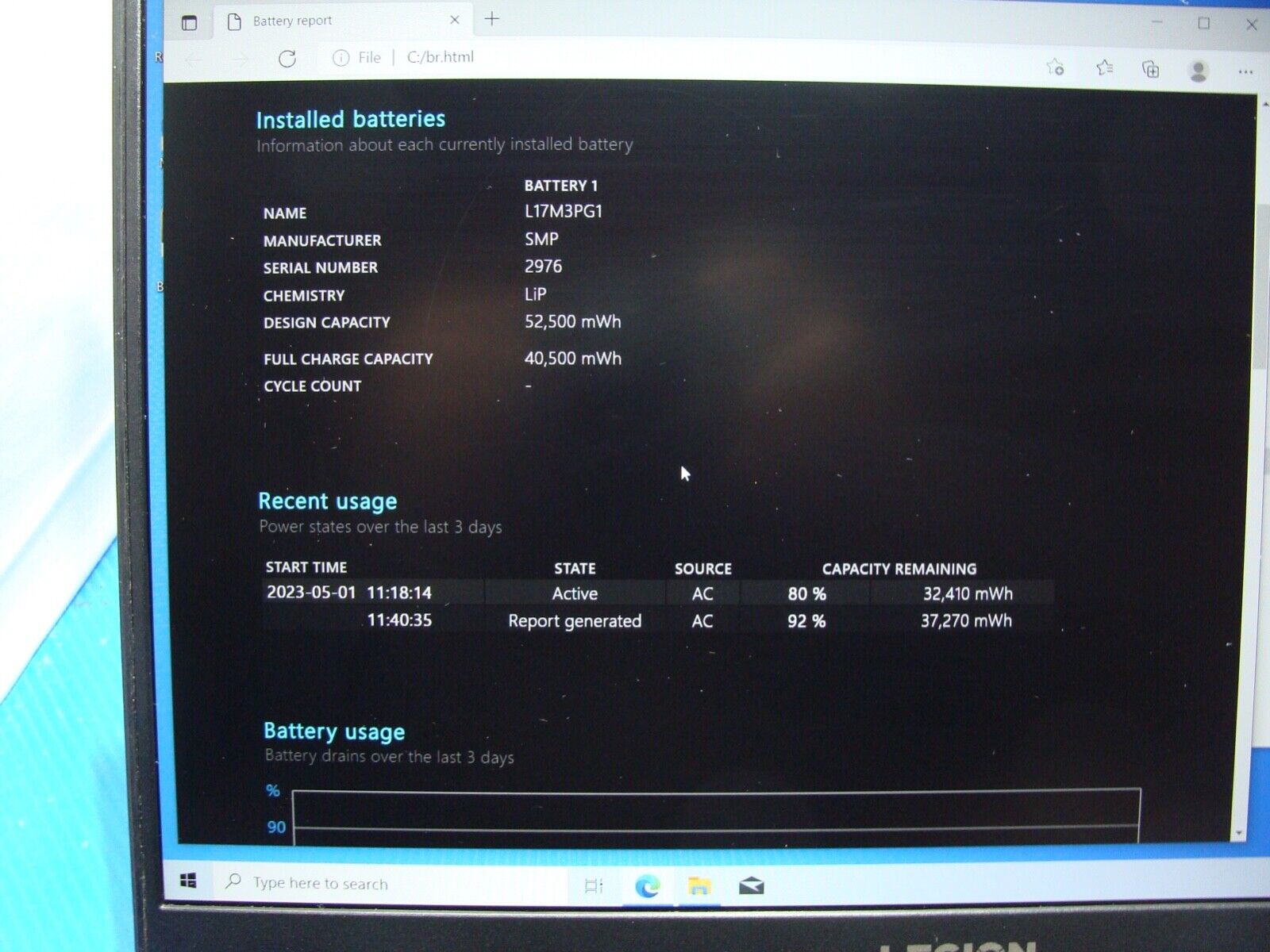 Lenovo Legion Y530-15ICH i7-8750H 2.2GHz 12GB Ram 512GB SSD GTX1050ti 15.6” FHD