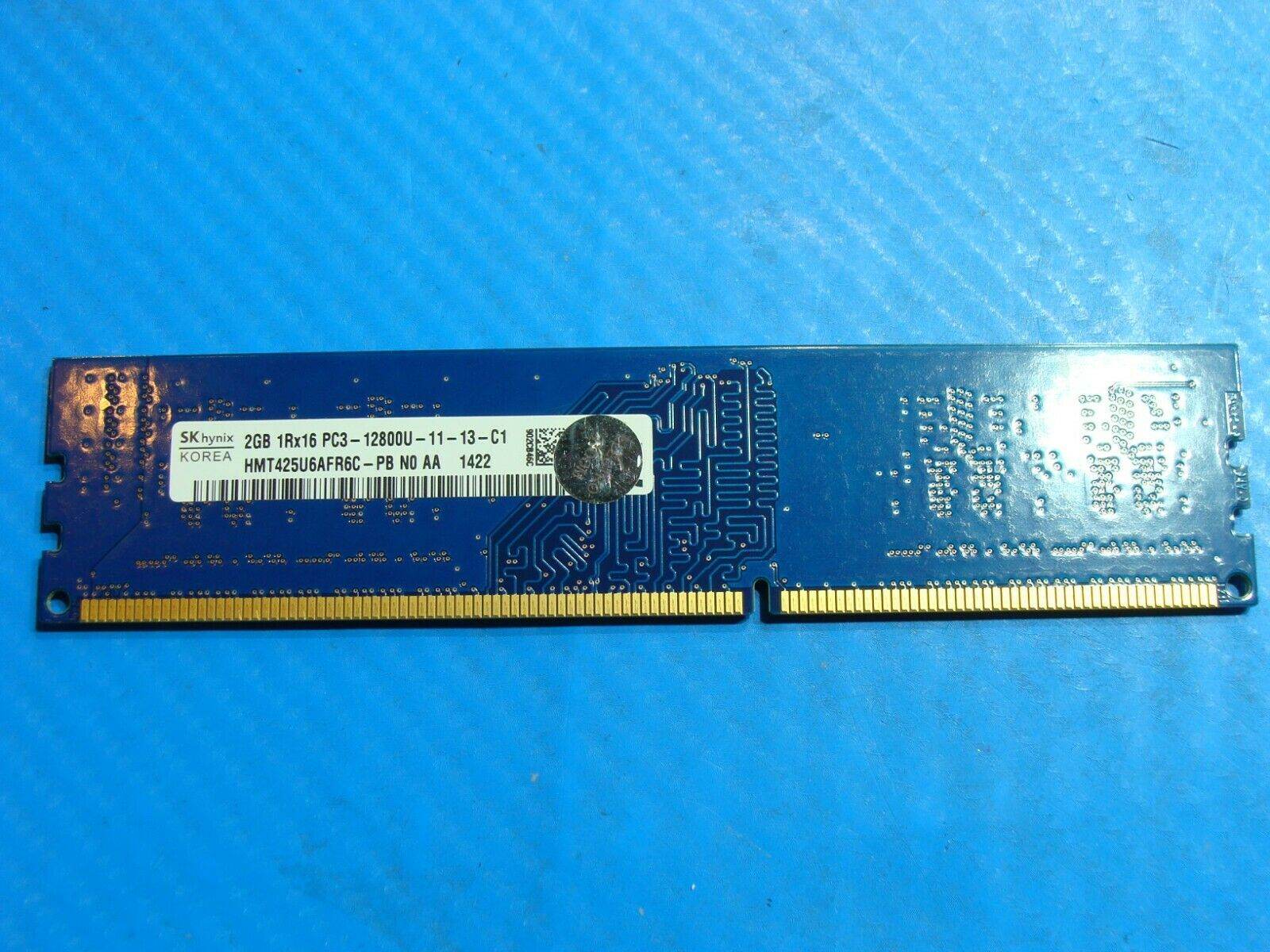 Dell 7010 Dimm Hynix 2GB Memory 1Rx16 PC3-12800U-11-13-C1 HMT425U6AFR6C-PB - Tested Computer Laptop Parts