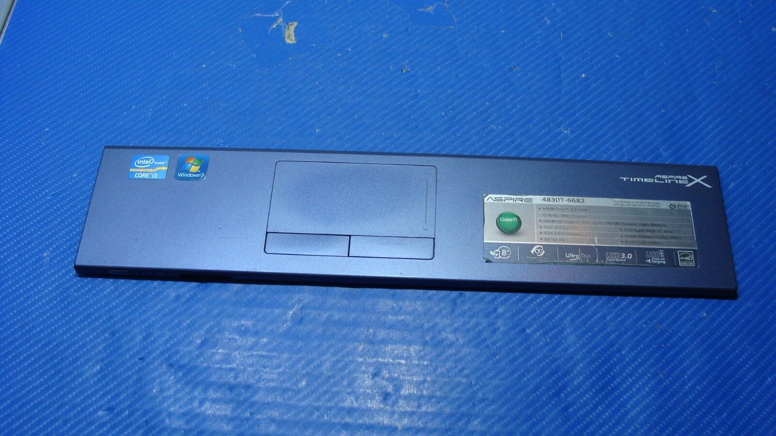 Acer 4830T-6682 14 Genuine Laptop Palmrest with Touchpad AP0IO000310