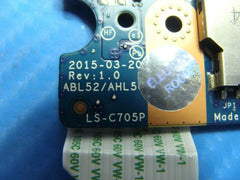 HP Notebook 15-ac157cl 15.6" Genuine USB Card Reader Board w/ Cable LS-C705P 