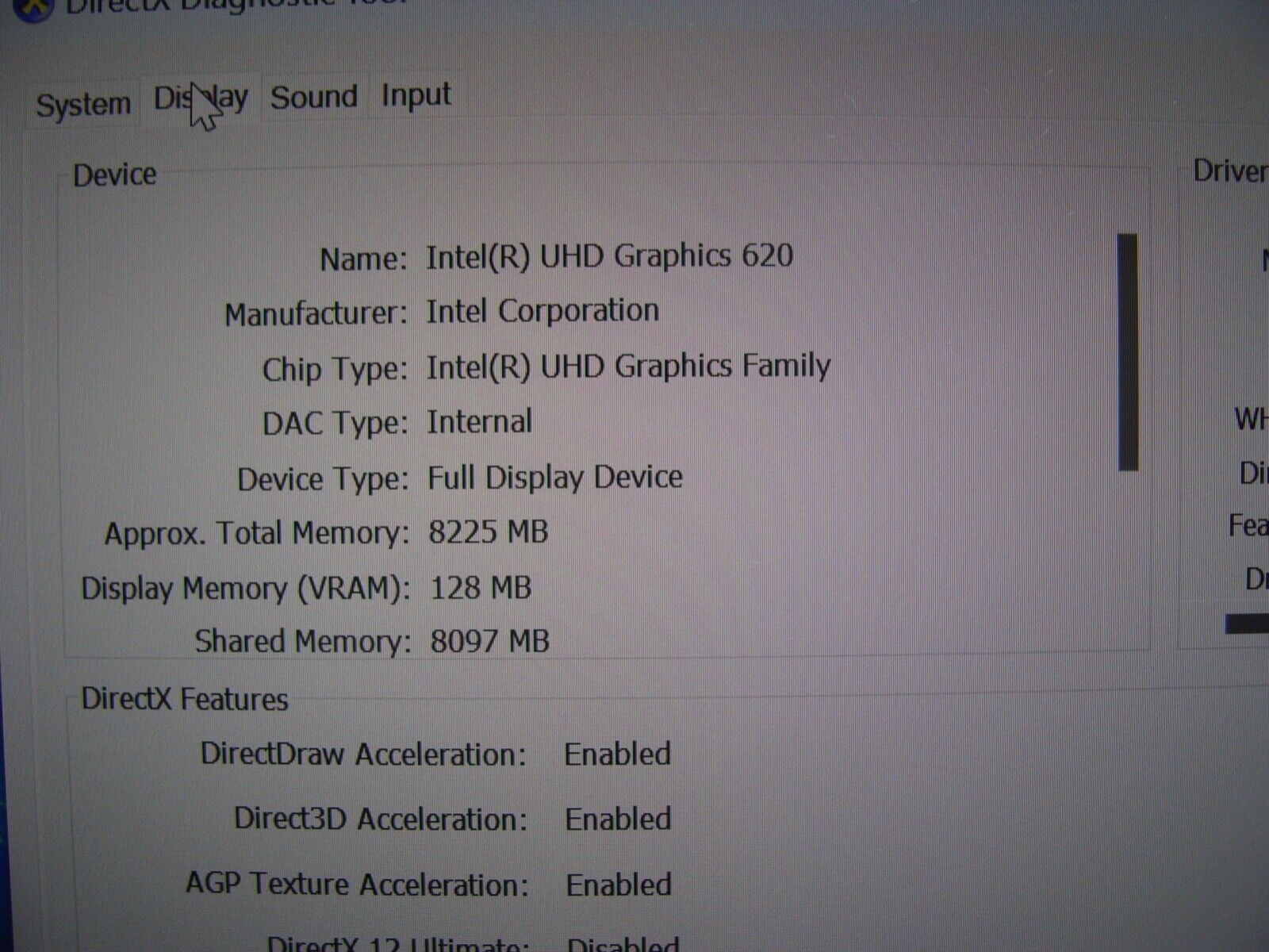 PWR Battery Dell Latitude 7300 i5-8365u 16GB RAM 256GB NVMe SSD 13.3