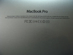 MacBook Pro 15" A1398 2013 ME664LL/A ME665LL/A MC976LL/A Bottom Case 923-0090