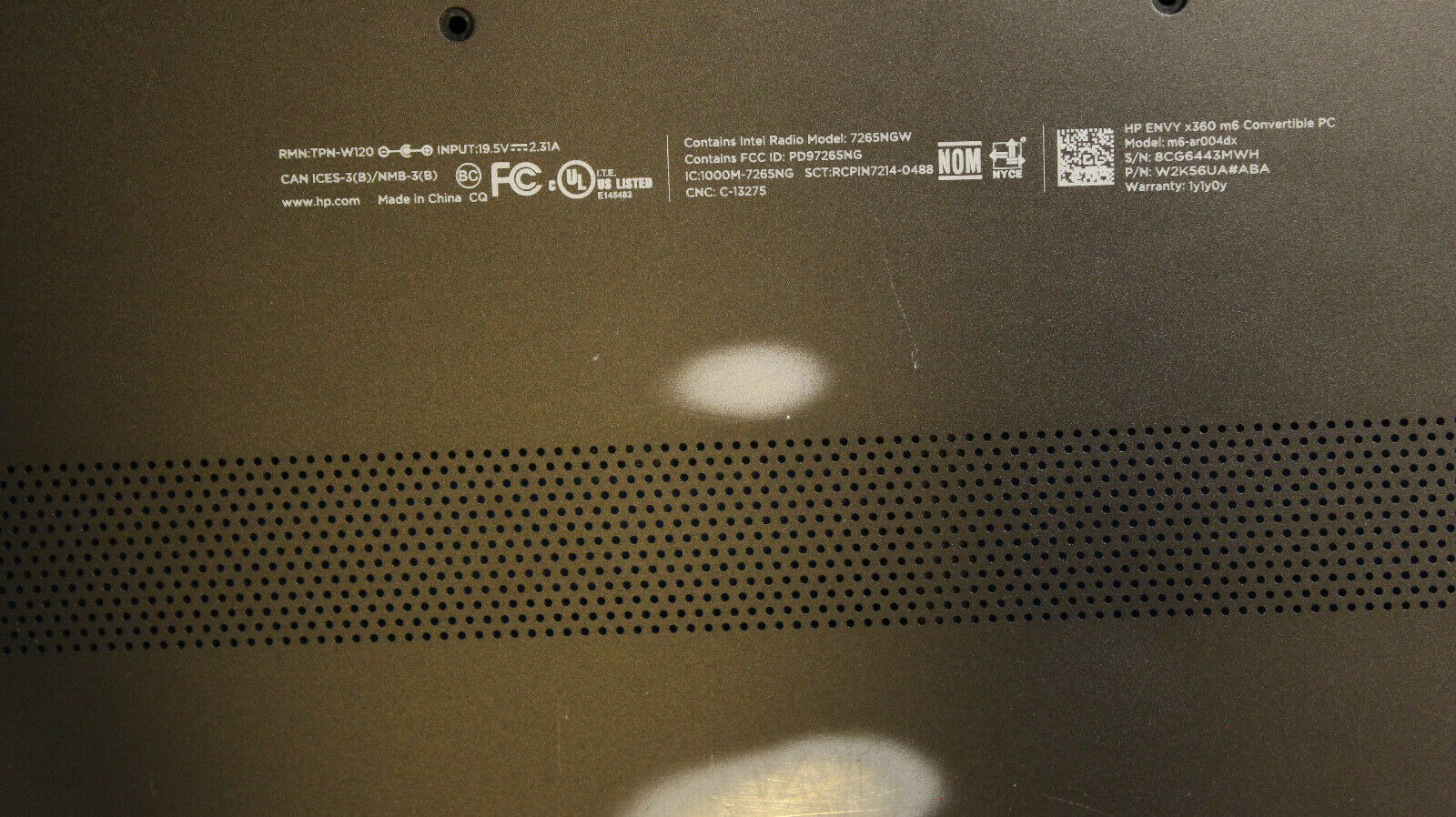 HP ENVY x360 m6-ar004dx 15.6