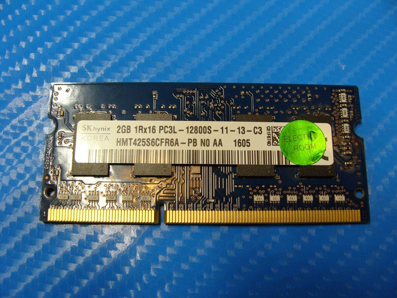 HP 15-af123cl So-Dimm SK Hynix 2GB 1Rx16 Memory RAM PC3L-12800S HMT425S6CFR6A-PB - Tested Computer Laptop Parts