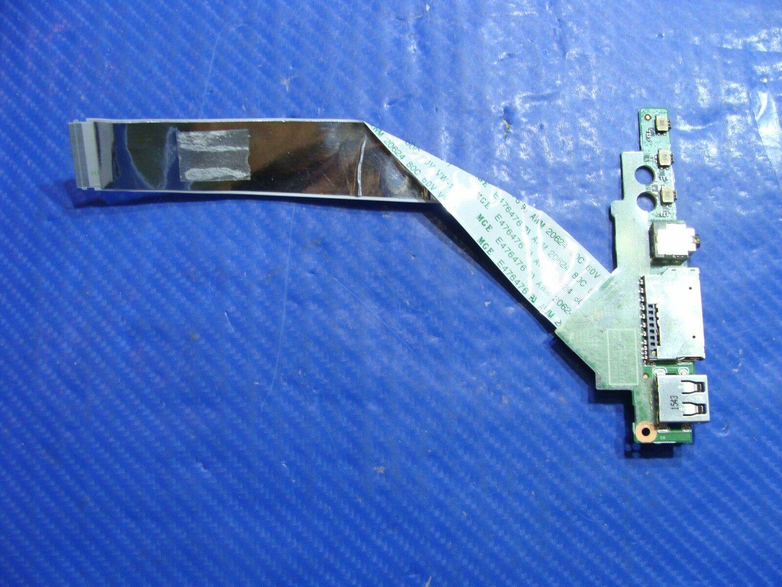 Lenovo 1580 80QF 15.6” USB Audio Card Reader Board w/Cable 448.03N01.0011 ER* - Tested Computer Laptop Parts