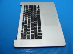 MacBook Pro A1398 15 2012 MC975LL/A Top Case w/Keyboard Trackpad Silver 661-6532