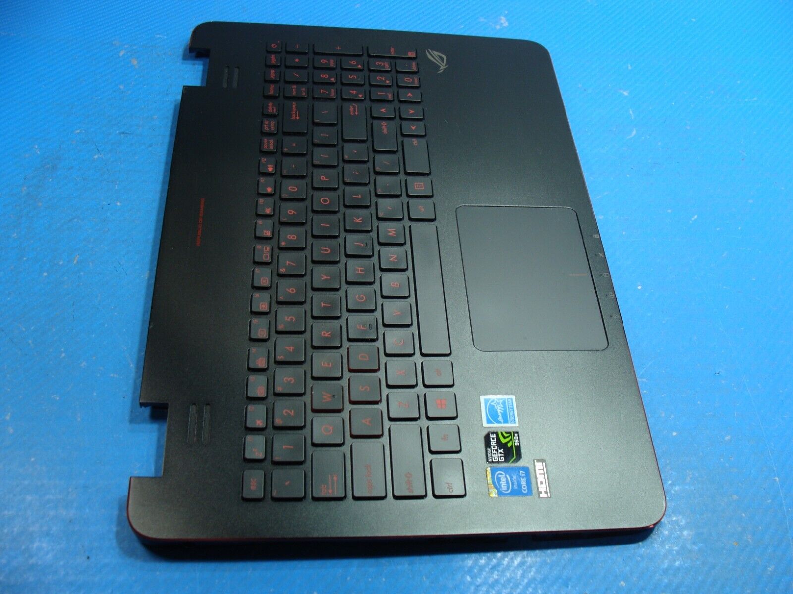Asus ROG GL551JW-WH71 15.6 Palmrest w/Touchpad Keyboard Backlit 13NB06R2AM0311