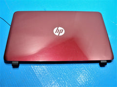 HP 15-f272wm 15.6" Genuine LCD Back Cover w/Front Bezel Red 3BU99TP003