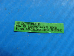 HP 14-dq1043cl 14 DC IN Power Jack w/Cable 799735-Y51
