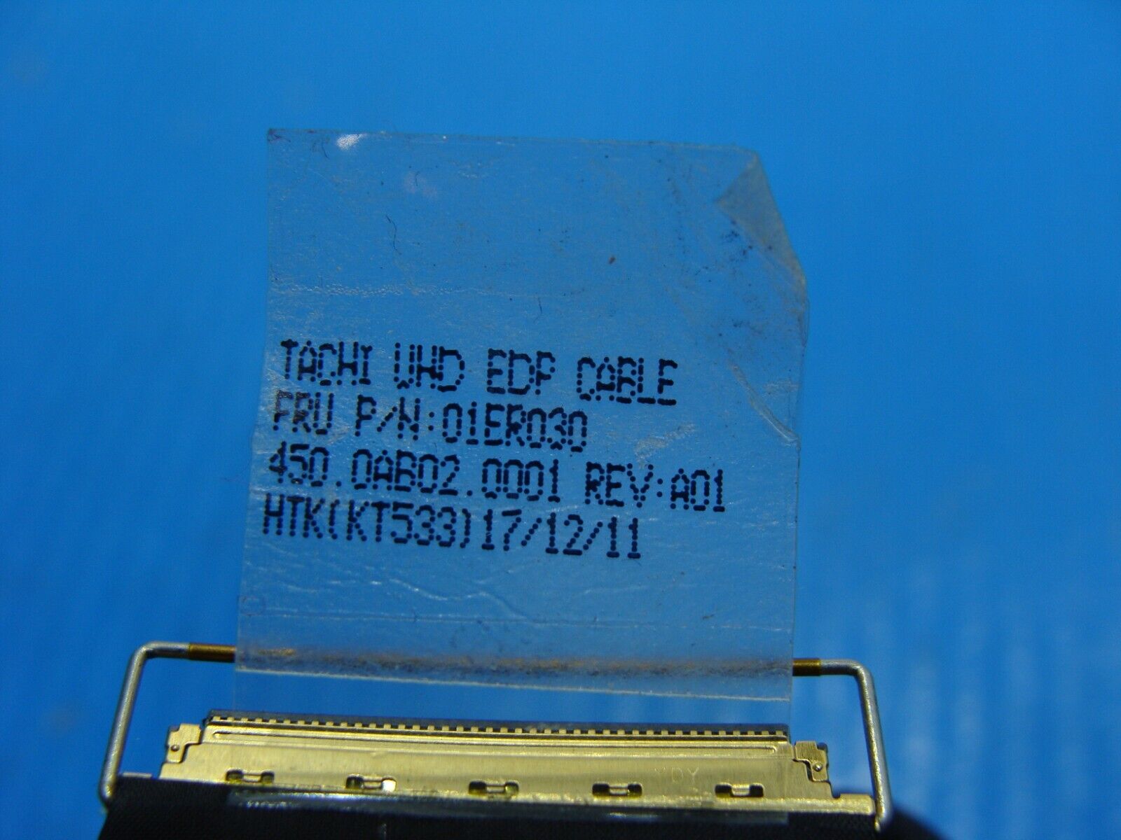 Lenovo ThinkPad 15.6” P52S Genuine LCD Video Cable 01ER030 450.0AB02.0001