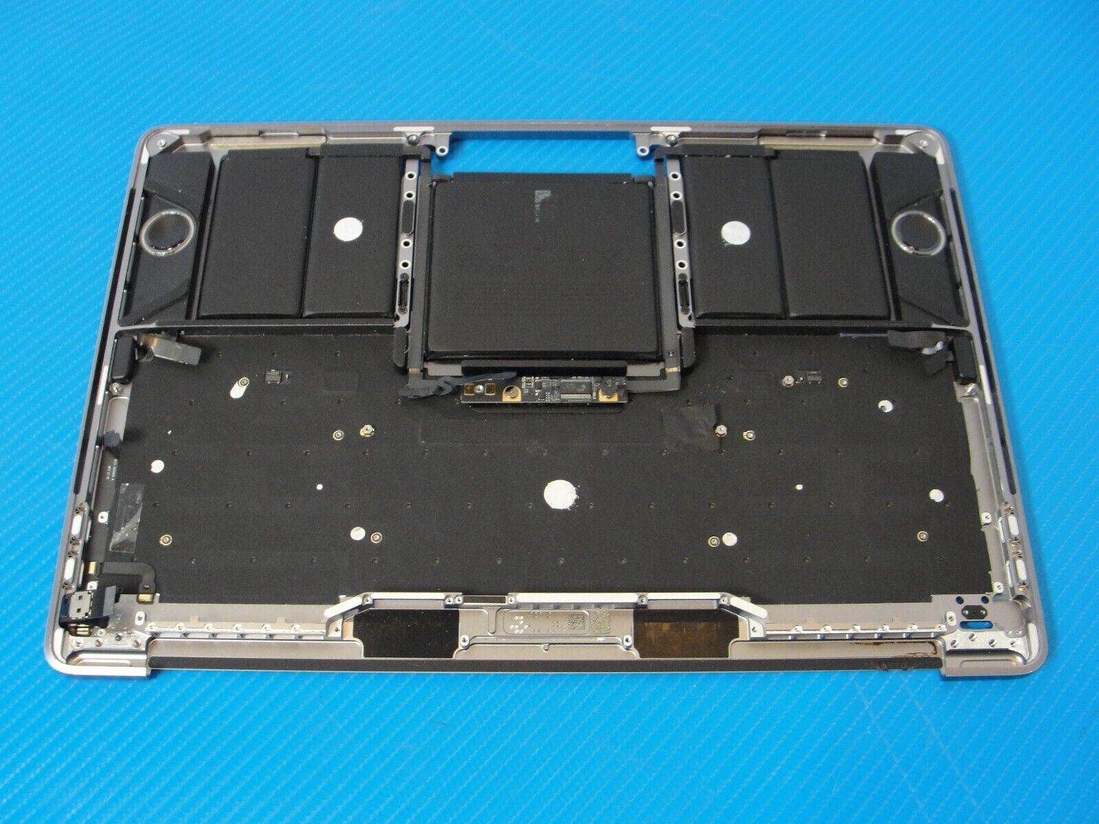MacBook Pro A1706 13 2016 MLH12LL Top Case Battery Space Gray 661-05333 UNTESTED - Tested Computer Laptop Parts