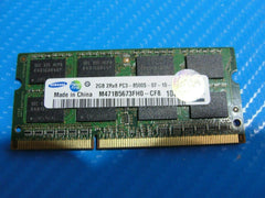 Toshiba L645D-S4056 Laptop Samsung 2GB Memory PC3-8500S-07-10-F2 M471B5673FH0-CF - Tested Computer Laptop Parts