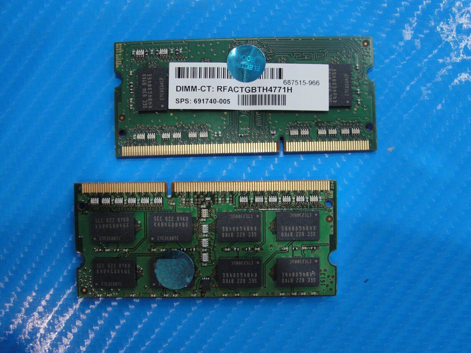 HP 15-w237cl Samsung 12Gb (4Gb & 8Gb) Memory M471B5173EB0-YK0 M471B1G73EB0-YK0 - Tested Computer Laptop Parts