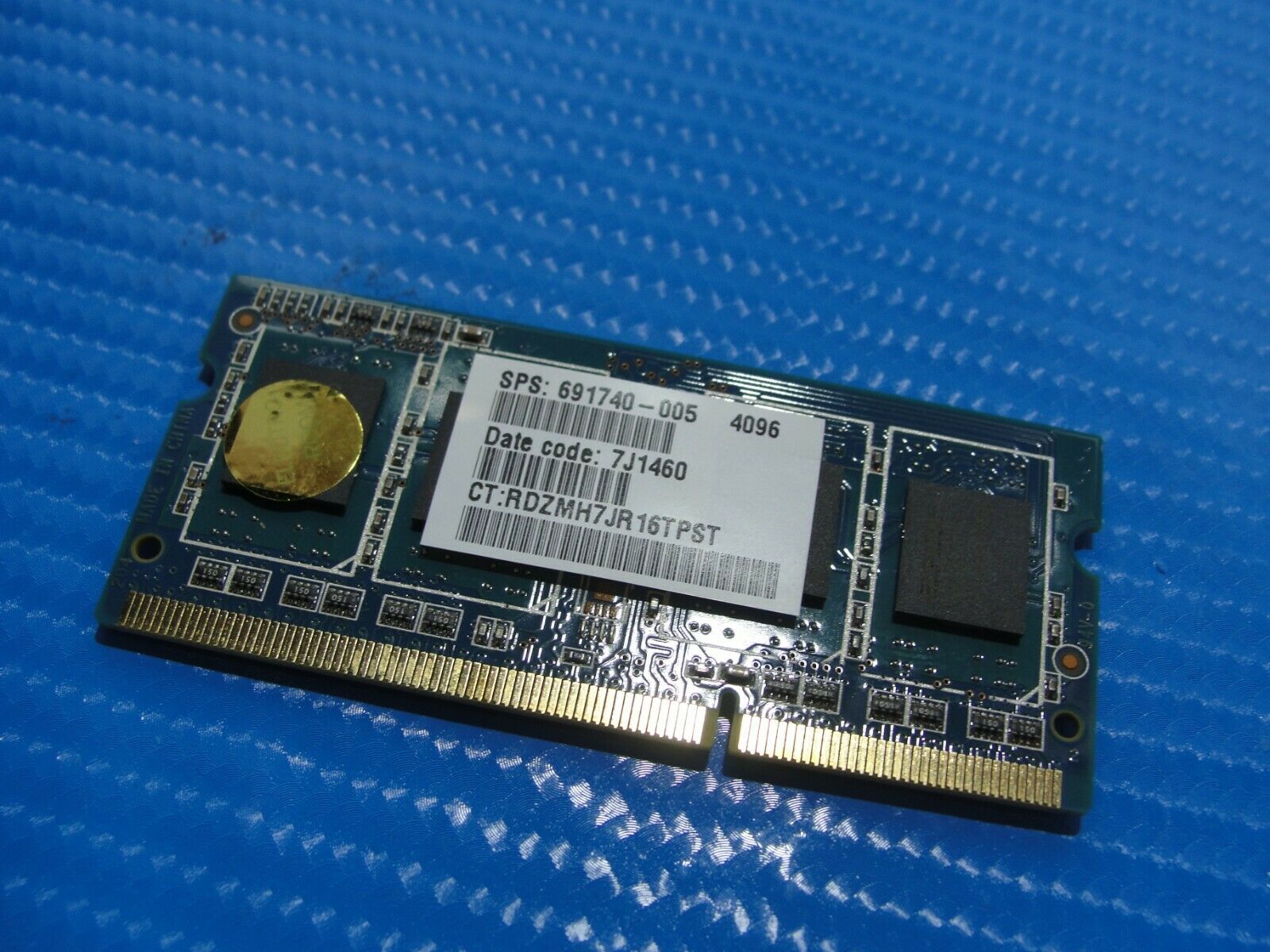 HP 15.6 15-g013cl Ramaxel SO-DIMM RAM Memory 4GB PC3L-12800S RMT3170EF68F9W-1600 HP