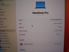 1YR WRTY Apple MacBook Pro 16" 2023 M2 MAX 3.68GHz 12-Core 1TB 64GB 38-Core GPU