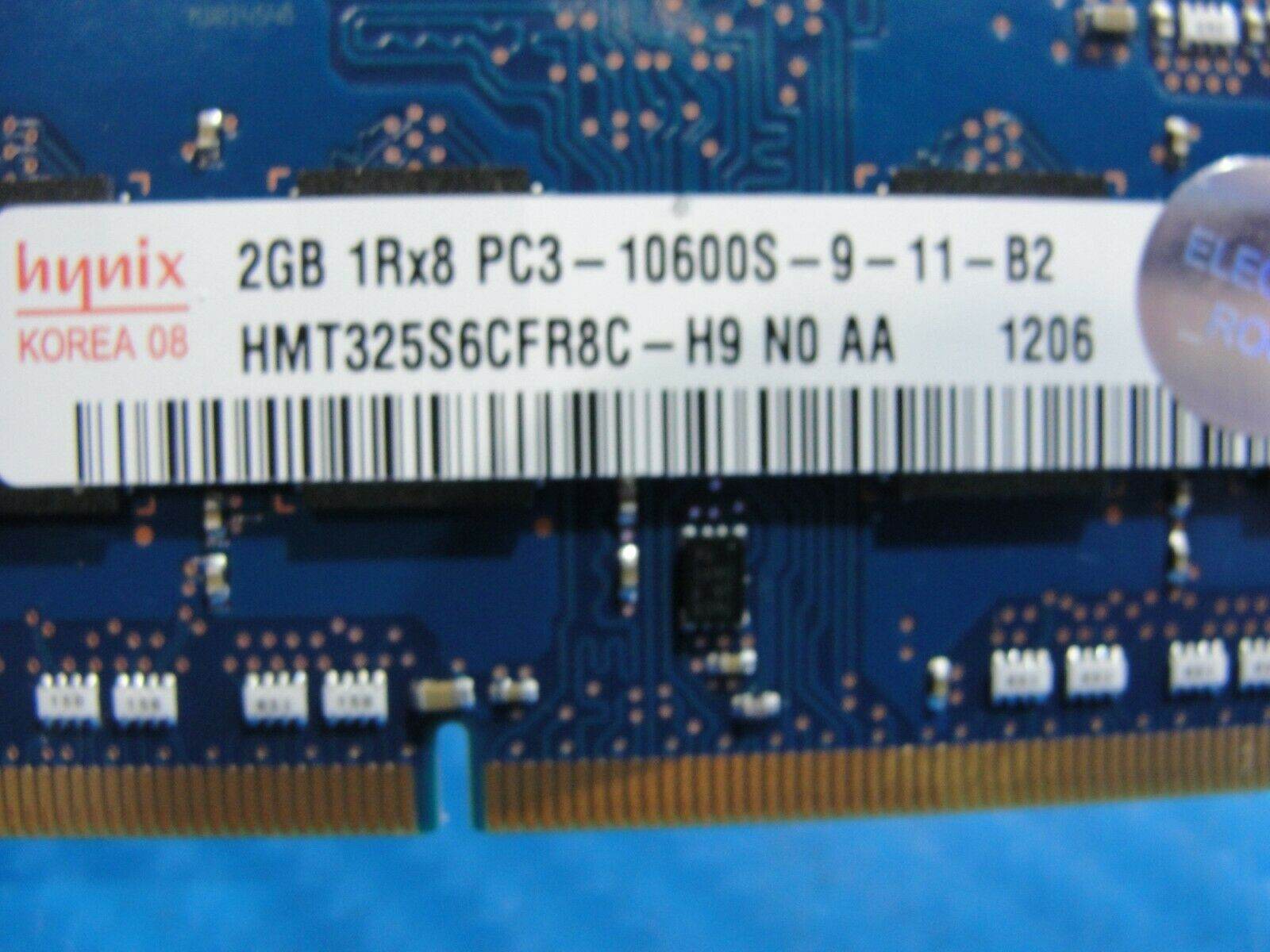 MacBook Pro A1286 Hynix 2GB 1Rx8 PC3-10600S SO-DIMM Memory RAM HMT325S6CFR8C-H9 - Tested Computer Laptop Parts