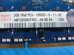 MacBook Pro A1286 Hynix 2GB 1Rx8 PC3-10600S SO-DIMM Memory RAM HMT325S6CFR8C-H9 - Tested Computer Laptop Parts