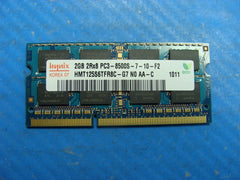 Apple A1278 Hynix 2GB 2Rx8 PC3-8500S SO-DIMM Memory RAM HMT125S6TFR8C-G7 #1 - Tested Computer Laptop Parts