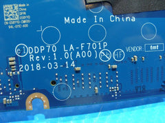 Dell Latitude 5491 14" Intel i5-8300H 2.3Ghz Motherboard 58YYD LA-F701P