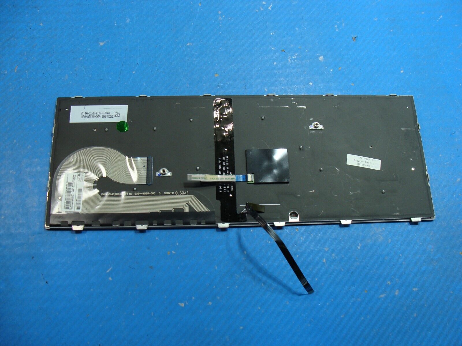 HP EliteBook 840 G5 14 Genuine Laptop US Backlit Keyboard L14377-001