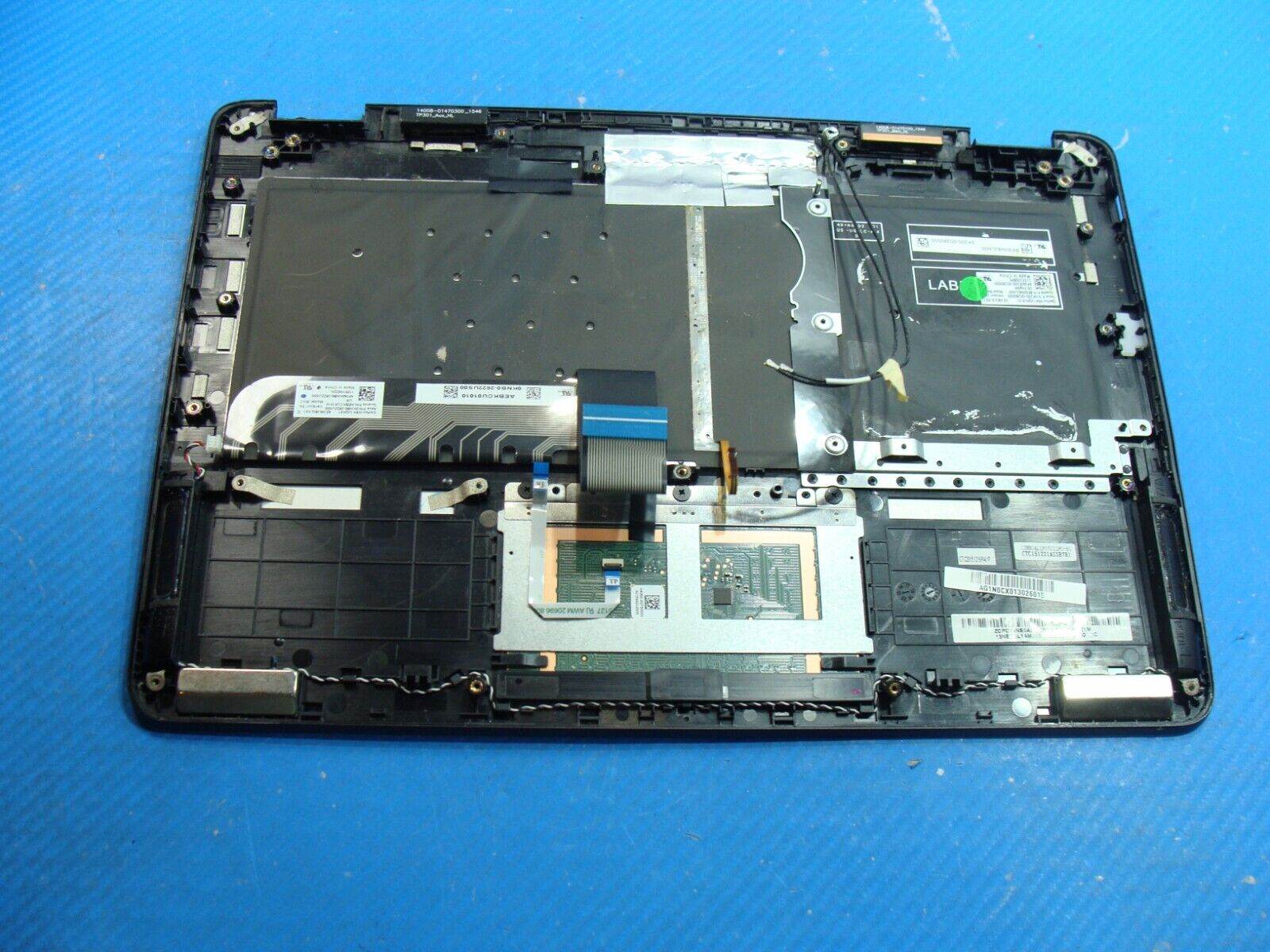 Asus 13.3” Q303U Genuine Laptop Palmrest w/TouchPad BL Keyboard 13NB0AL1AM0101 - Tested Computer Laptop Parts