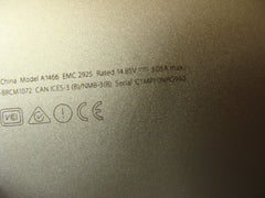 Apple MacBook Air A1466 13" 2015 MJVE2LL/A Genuine Bottom Case 923-00505