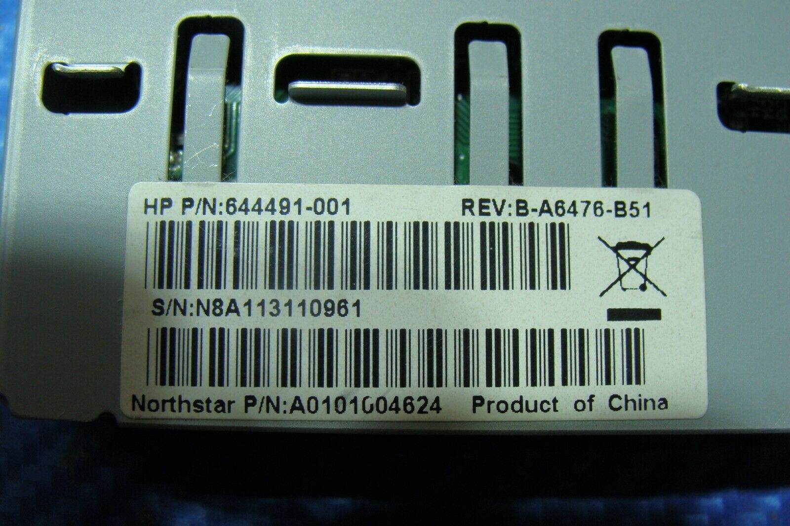 HP Pavilion Elite H8-1160T Front Panel Media Card Reader w/Cable 644491-001 ER* - Tested Computer Laptop Parts