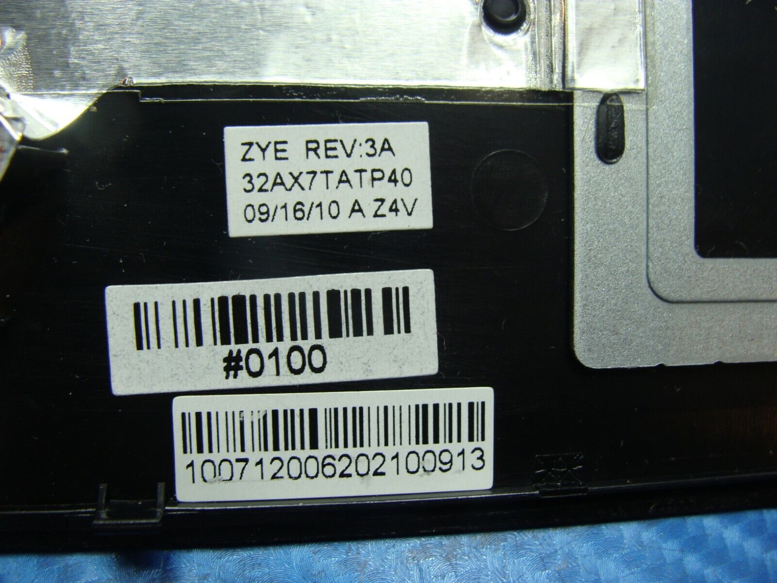 HP 15.6 G62-339wm Genuine Laptop Palmrest w/TouchPad Black 32AX7TATP40