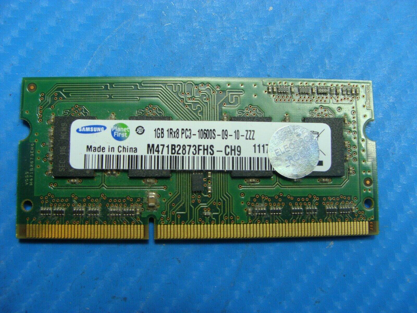Lenovo Z570 Samsung 1GB 1Rx8 PC3-10600S SO-DIMM Memory RAM M471B2873FHS-CH9 - Tested Computer Laptop Parts
