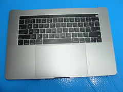 MacBook Pro 15" A1990 2018 MR932LL/A Top Case w/Battery Space Grey 661-10345 