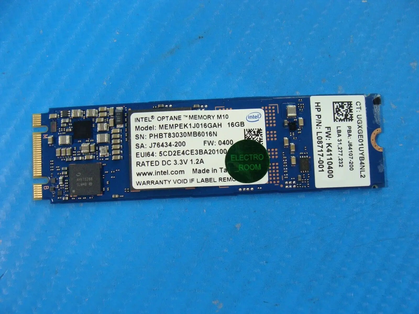 HP 15-cr0037wm Intel 16GB SATA M.2 SSD Solid State Drive MEMPEK1J016GAH