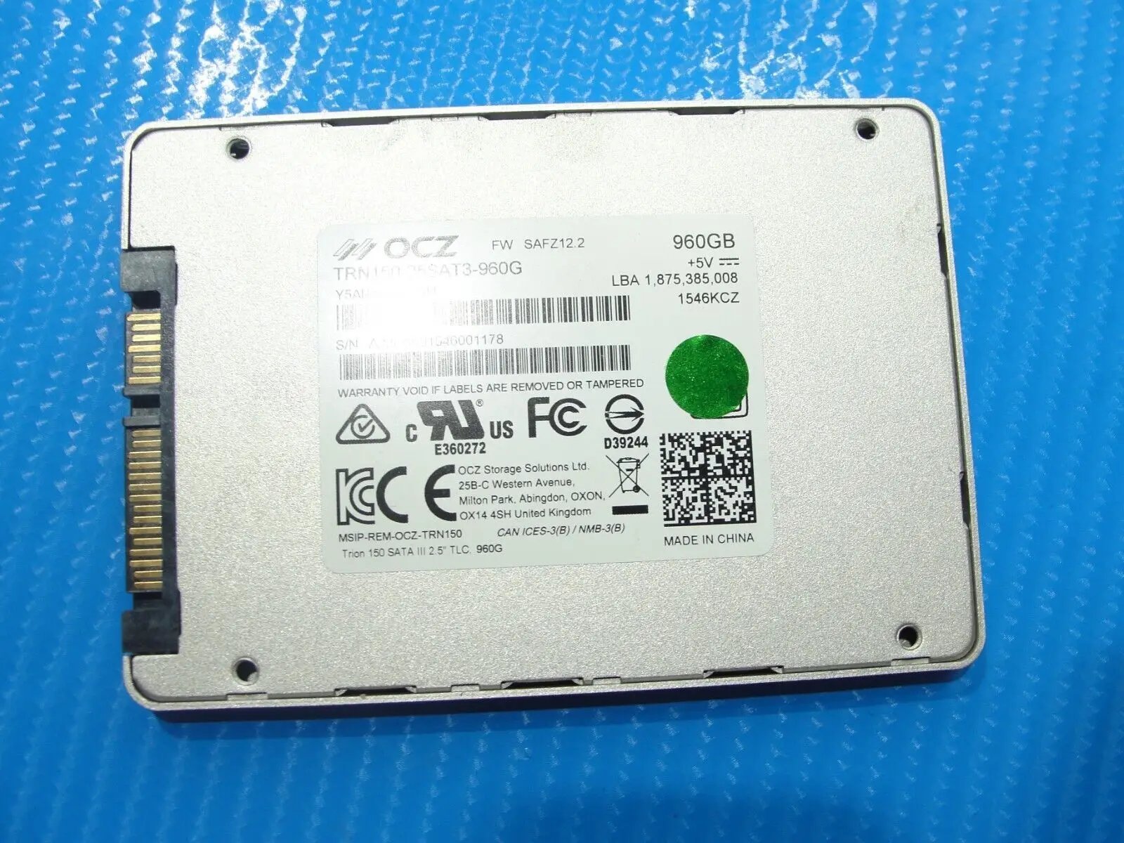 Lenovo Y50-70 OCZ Trion Sata 2.5